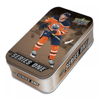 NHL pudełka karty hokejowe NHL 2022-23 Upper Deck Series 1 Tin Box