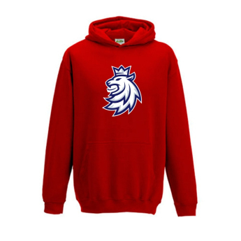 Reprezentacje hokejowe dziecięca bluza z kapturem Czech Republic kangaroo logo lion red