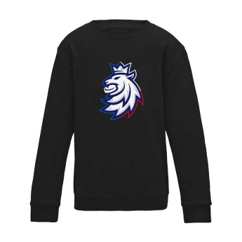 Reprezentacje hokejowe Bluza dziecięca Czech Republic Tricolour logo lion black