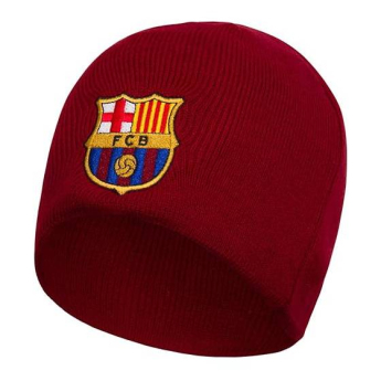 Barcelona czapka zimowa dziecięca Basic red