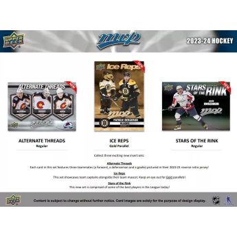 NHL pudełka karty hokejowe NHL 2023-24 Upper Deck MVP Hockey Blaster Box