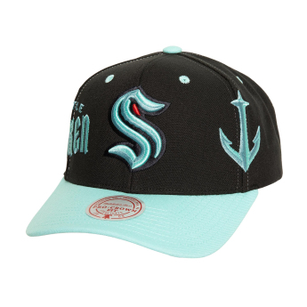 Seattle Kraken czapka flat baseballówka Overbite Pro Snapback