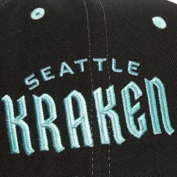 Seattle Kraken czapka flat baseballówka Overbite Pro Snapback