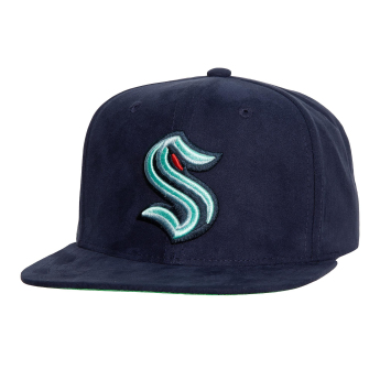 Seattle Kraken czapka flat baseballówka Sweet Suede Snapback