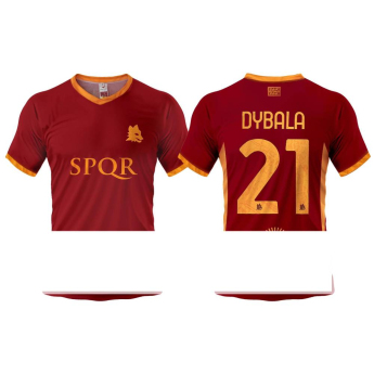 AS Roma dziecięca koszulka meczowa 23/24 home Dybala