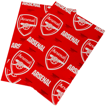 Arsenal papier podarunkowy 2 pcs Text Gift Wrap