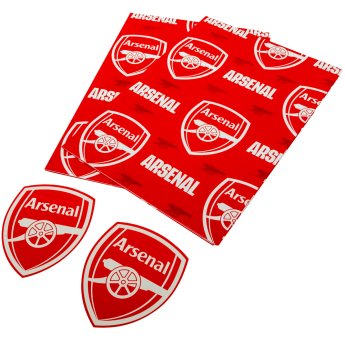 Arsenal papier podarunkowy 2 pcs Text Gift Wrap