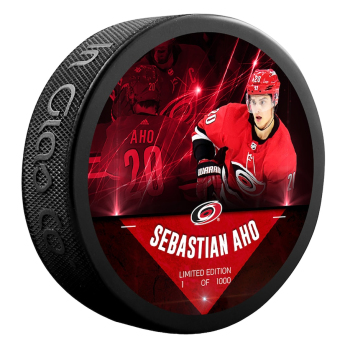 Carolina Hurricanes krążek sebastian aho 20 exclusive player hockey puck