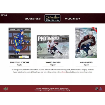 NHL pudełka karty hokejowe NHL 2022-23 Upper Deck O-Pee-Chee Platinum Blaster Box