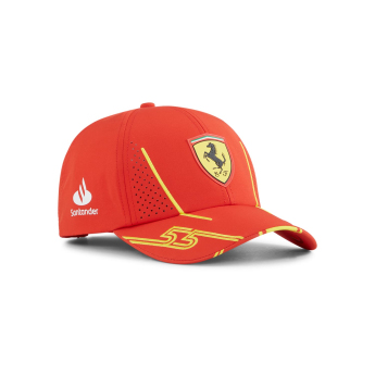 Ferrari dziecięca czapka baseballowa Driver Sainz red F1 Team 2024