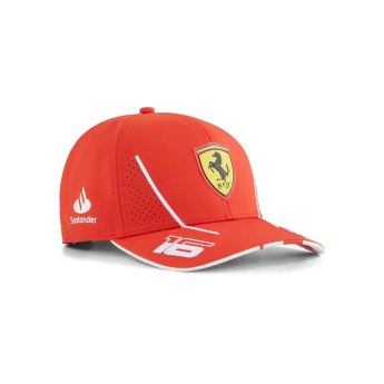 Ferrari dziecięca czapka baseballowa Driver Leclerc red F1 Team 2024