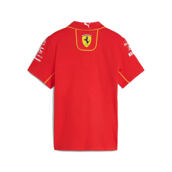 Ferrari dziecięca koszulka polo Driver red F1 Team 2024