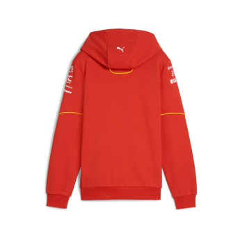 Ferrari dziecięca bluza z kapturem Driver Hoody red F1 Team 2024