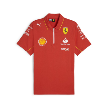 Ferrari męska koszulka polo Driver red F1 Team 2024