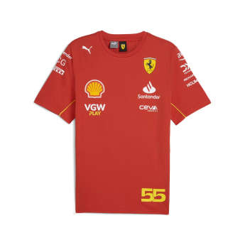 Ferrari koszulka męska Driver Sainz red F1 Team 2024