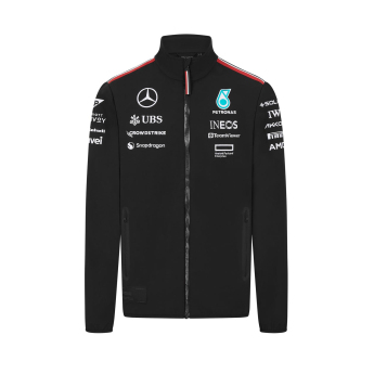 Mercedes AMG Petronas kurtka męska Driver softshell black F1 Team 2024