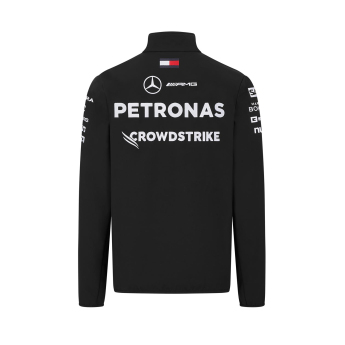 Mercedes AMG Petronas kurtka męska Driver softshell black F1 Team 2024