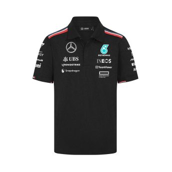Mercedes AMG Petronas męska koszulka polo Driver Black F1 Team 2024