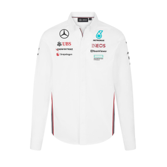 Mercedes AMG Petronas koszula męska Driver White F1 Team 2024