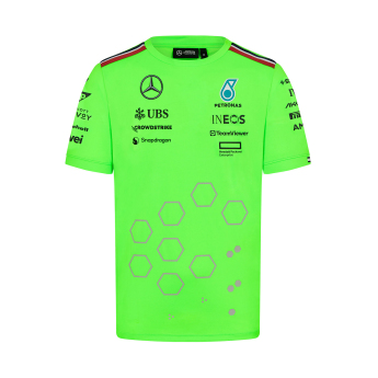 Mercedes AMG Petronas koszulka męska Set Up green F1 Team 2024