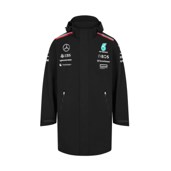 Mercedes AMG Petronas męska kurtka z kapturem black F1 Team 2024