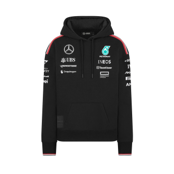 Mercedes AMG Petronas damska bluza z kapturem Driver Oversize black F1 Team 2024