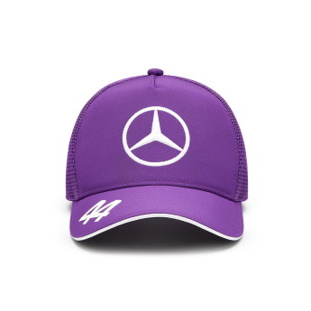 Mercedes AMG Petronas czapka baseballówka Driver Lewis Hamilton purple F1 Team 2024