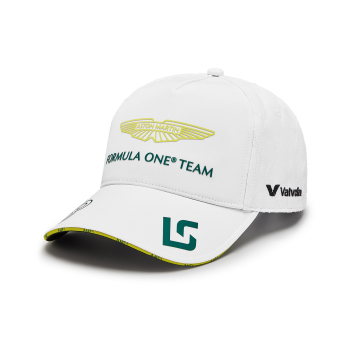 Aston Martin czapka baseballówka Lance Stroll white F1 Team 2024