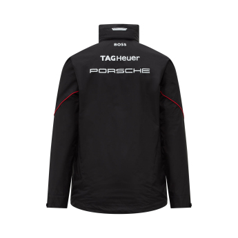 Porsche Motorsport męska kurtka z kapturem BOSS-Logo Rain black 2023