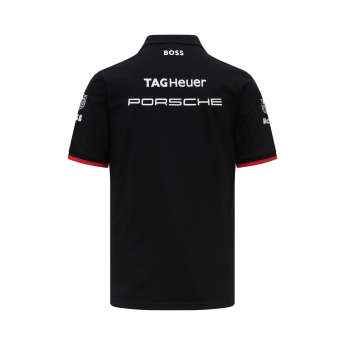 Porsche Motorsport męska koszulka polo BOSS-Logo black 2023