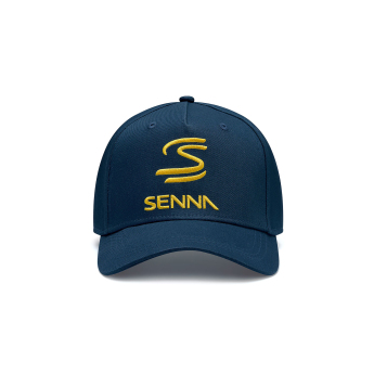 Ayrton Senna czapka baseballówka Logo blue 2024