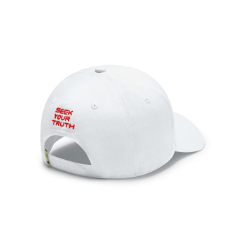 Ayrton Senna czapka baseballówka Logo white 2024