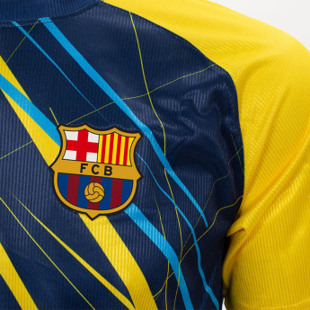 Barcelona dziecięca koszulka meczowa Lined yellow