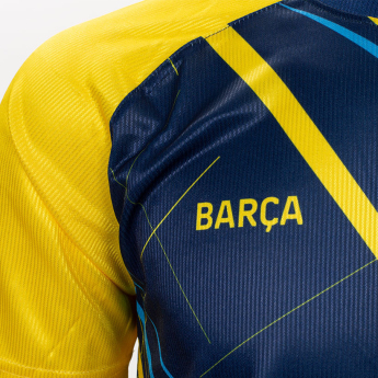 Barcelona dziecięca koszulka meczowa Lined yellow