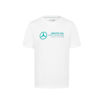 Mercedes AMG Petronas koszulka męska Large Logo white F1 Team 2024