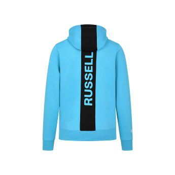 Mercedes AMG Petronas męska bluza z kapturem George Russell Hoody blue F1 Team 2024