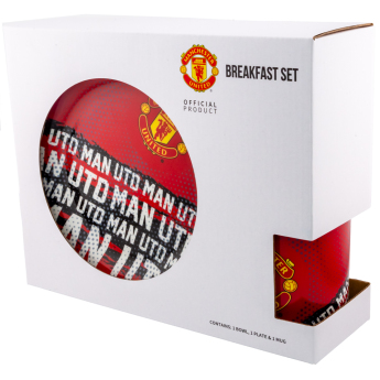 Manchester United zestaw naczyń Impact Breakfast Set