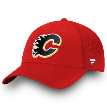 Calgary Flames czapka baseballówka Elevated Core Trucker