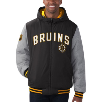Boston Bruins kurtka męska Cold Front Polyfilled Padded Jacket w. Hood