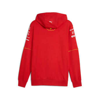 Ferrari męska bluza z kapturem Driver Hoody red F1 Team 2024