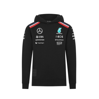 Mercedes AMG Petronas dziecięca bluza z kapturem Hoody black F1 Team 2024