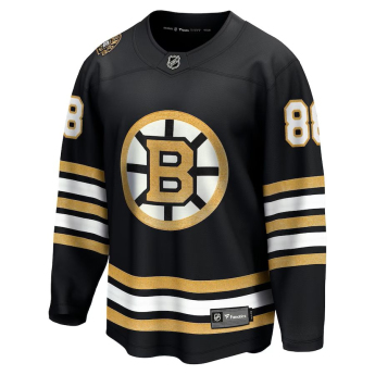 Boston Bruins hokejowa koszulka meczowa David Pastrnak #88 black 100th Anniversary Premier Breakaway Jersey