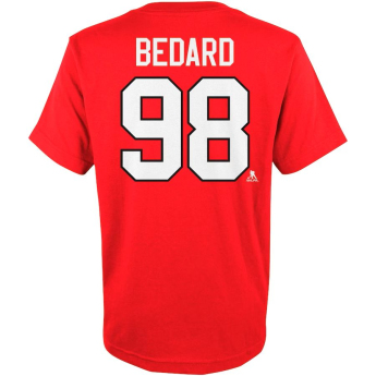 Chicago Blackhawks koszulka dziecięca Connor Bedard #98 Player Name & Number Red