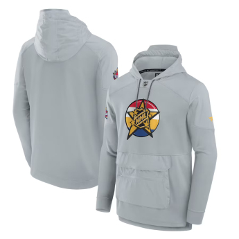 NHL produkty męska bluza z kapturem 2024 NHL All-Star Game Authentic Pro Tech Fleece Gray