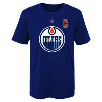 Edmonton Oilers koszulka dziecięca Connor McDavid Captains Name and Number navy