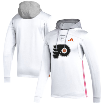 Philadelphia Flyers męska bluza z kapturem Adidas Refresh Skate Lace white