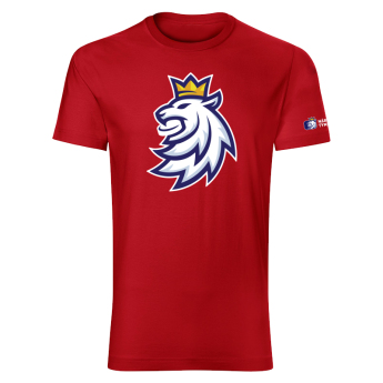 Reprezentacje hokejowe koszulka męska Czech Republic Logo Lev red