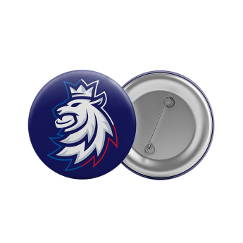 Reprezentacje hokejowe pineska Czech Republic logo lion blue