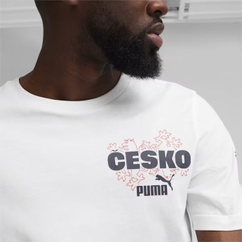Reprezentacja piłki nożnej koszulka męska Czech republic Ftblicons Tee white