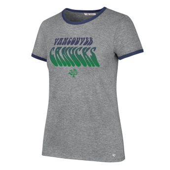 Vancouver Canucks koszulka damska Letter Ringer grey